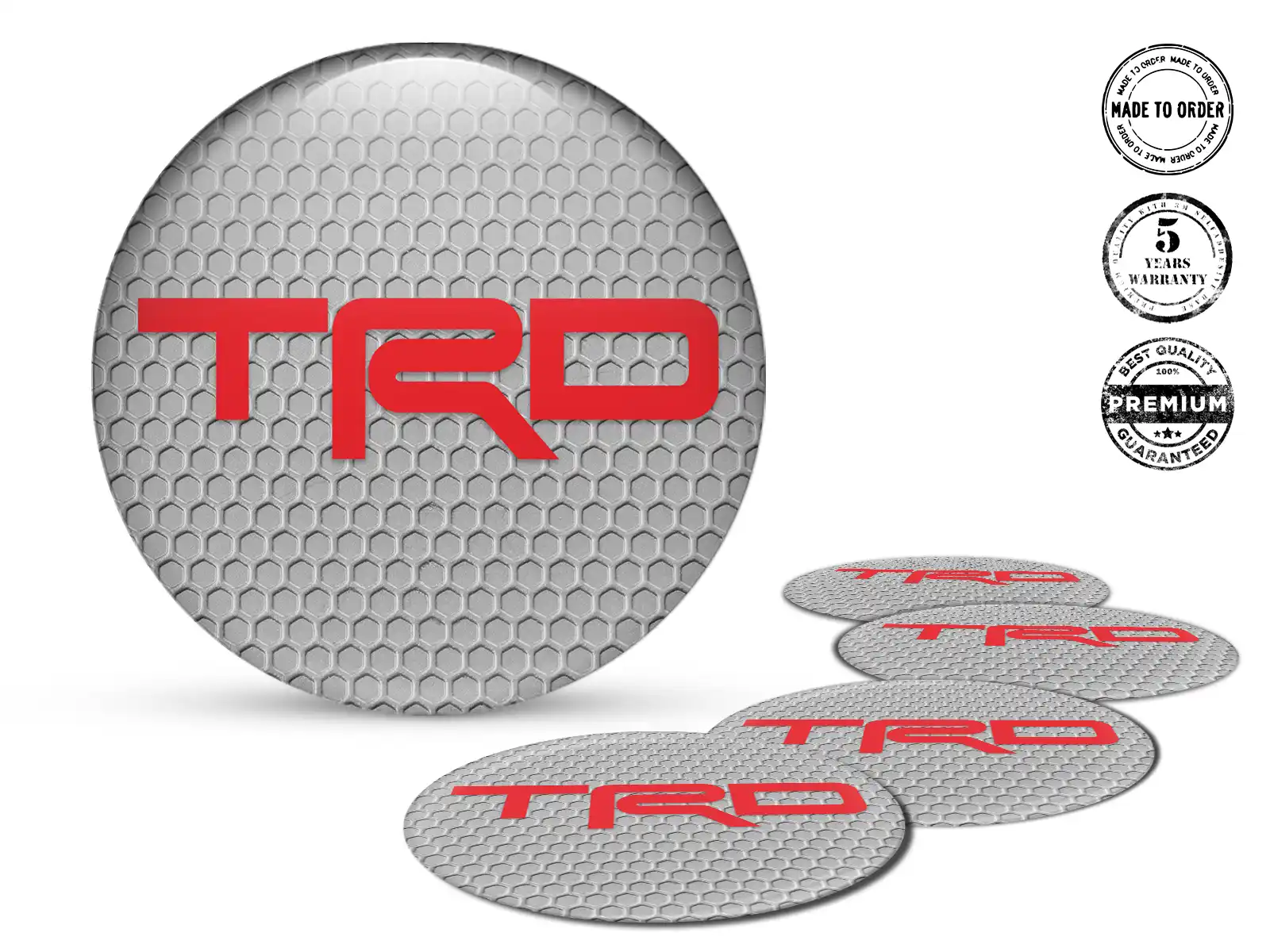 Toyota TRD Calcomanías de Rueda Rendimiento Grilla Stellar